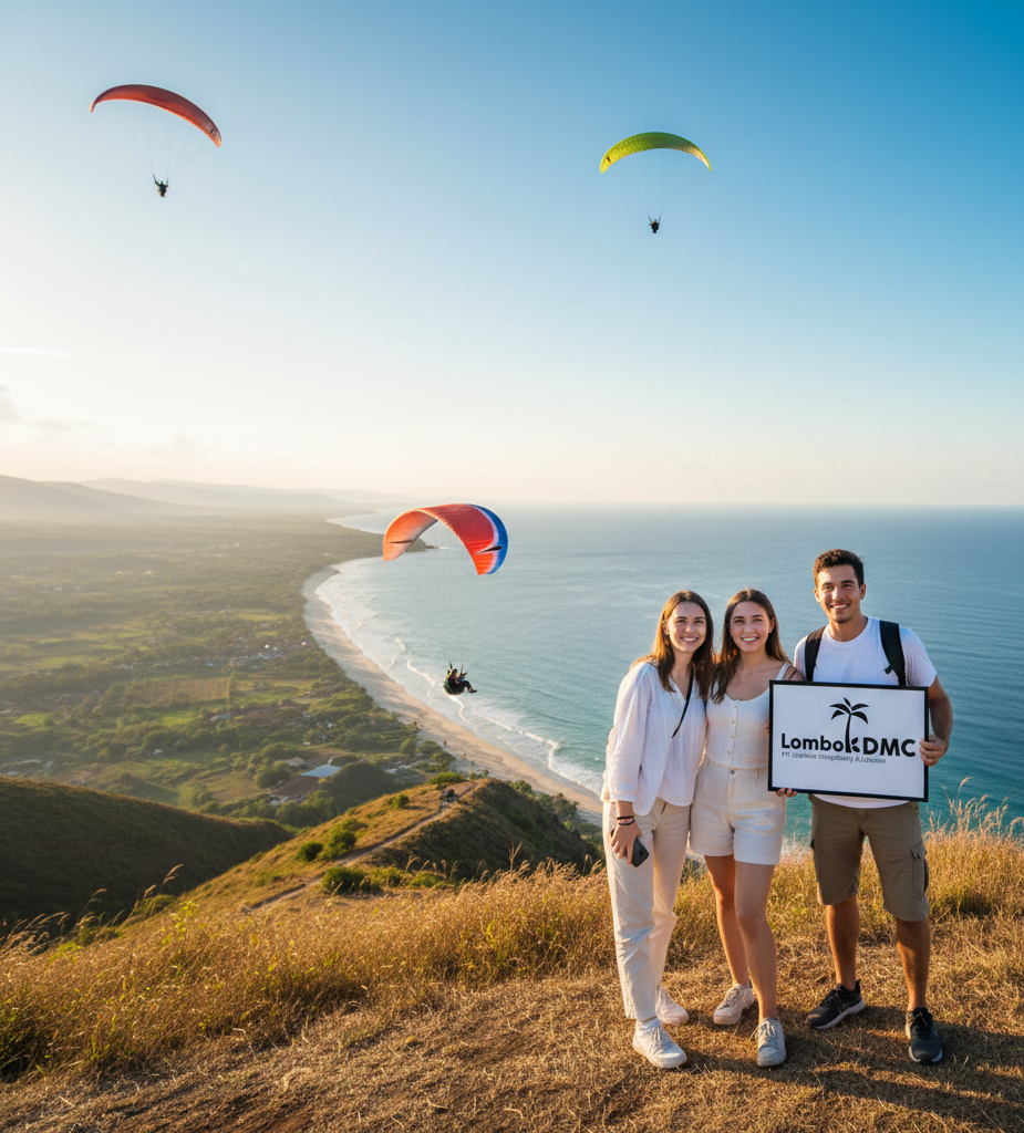 paragliding-sky lancing-lombok
