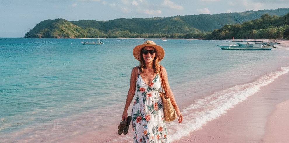 Pink beach tour Lombok
